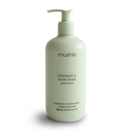 Mushie - shampoo en body wash green lemon