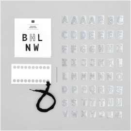 Borduur patches - Stick & Stitch -  alfabeth