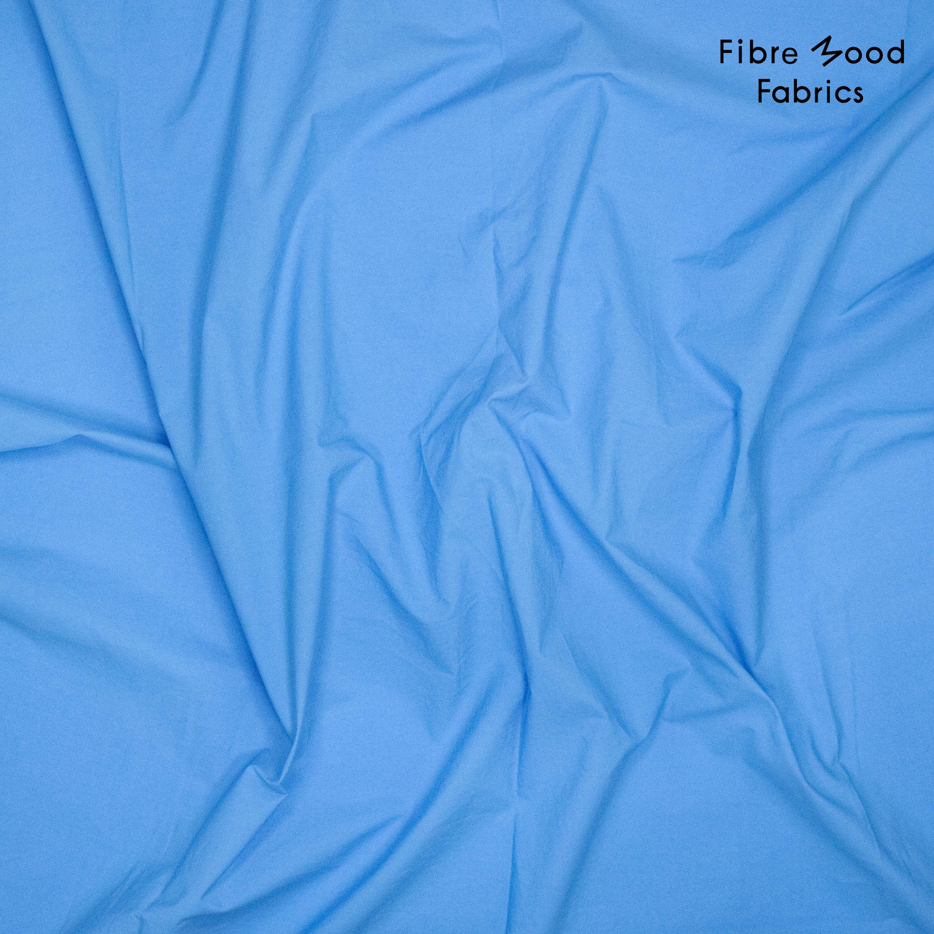 Fibre mood 34-  katoen poplin -  stone washed aqua splash