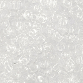 Glaskralen - Rocailles 3mm - Transparant Chrystal