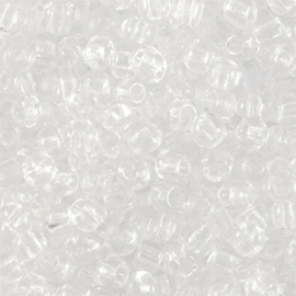 Glaskralen - Rocailles 3mm - Transparant Chrystal