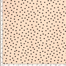 Viscose nylon dots beige