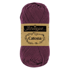 Scheepjes Catona 394 shadow purple