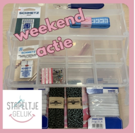 Gevulde naaibox voor €25