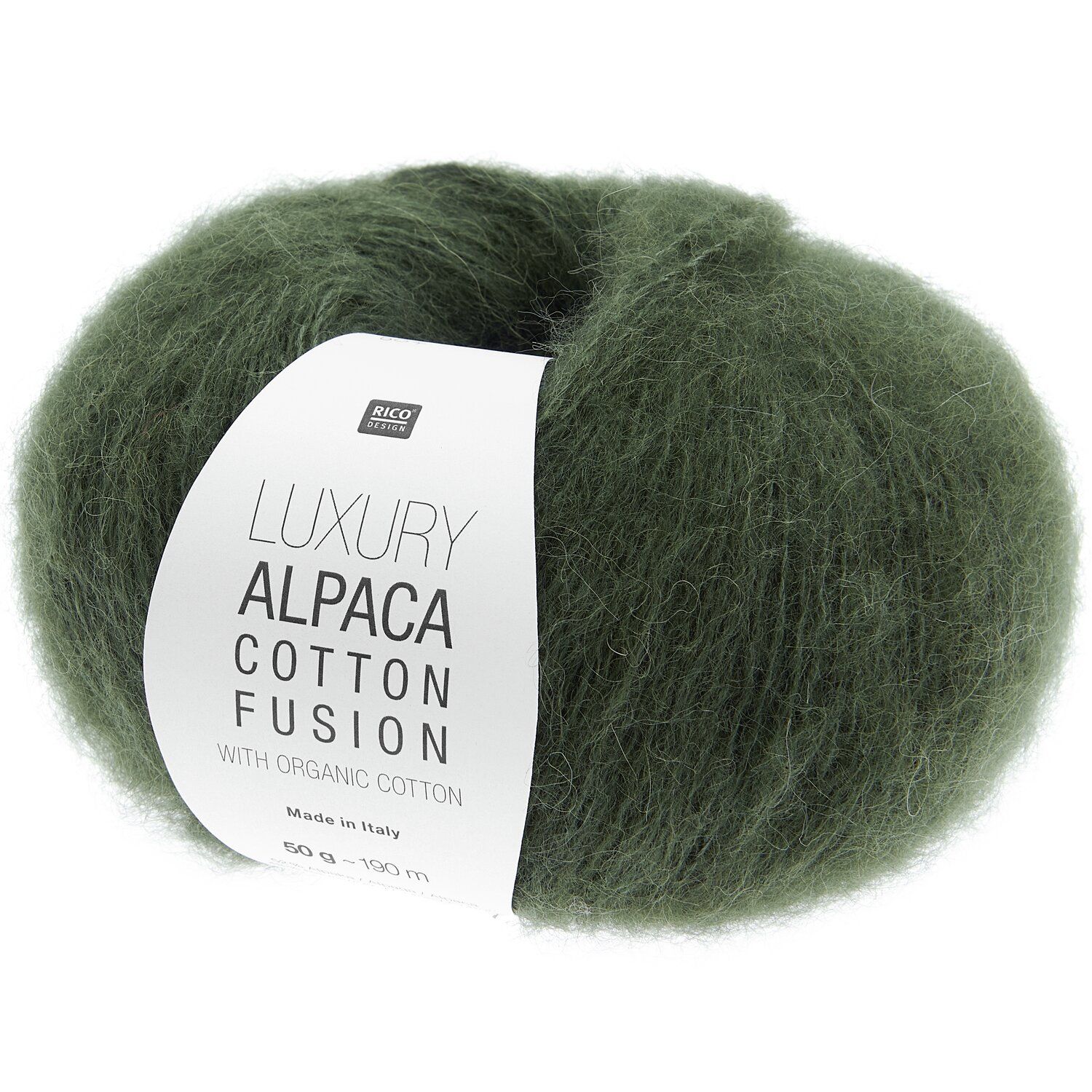 Luxe Alpaca Cotton Fusion- olijf