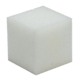 Schuimrubber kubus 10x10cm