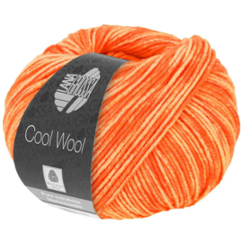 Cool Wool print - neon orange - 526