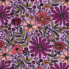 JERSEY BLOEMEN - lavendel