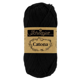 Scheepjes Catona  110 jet black