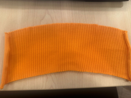 Boordstof/cuff  oranje