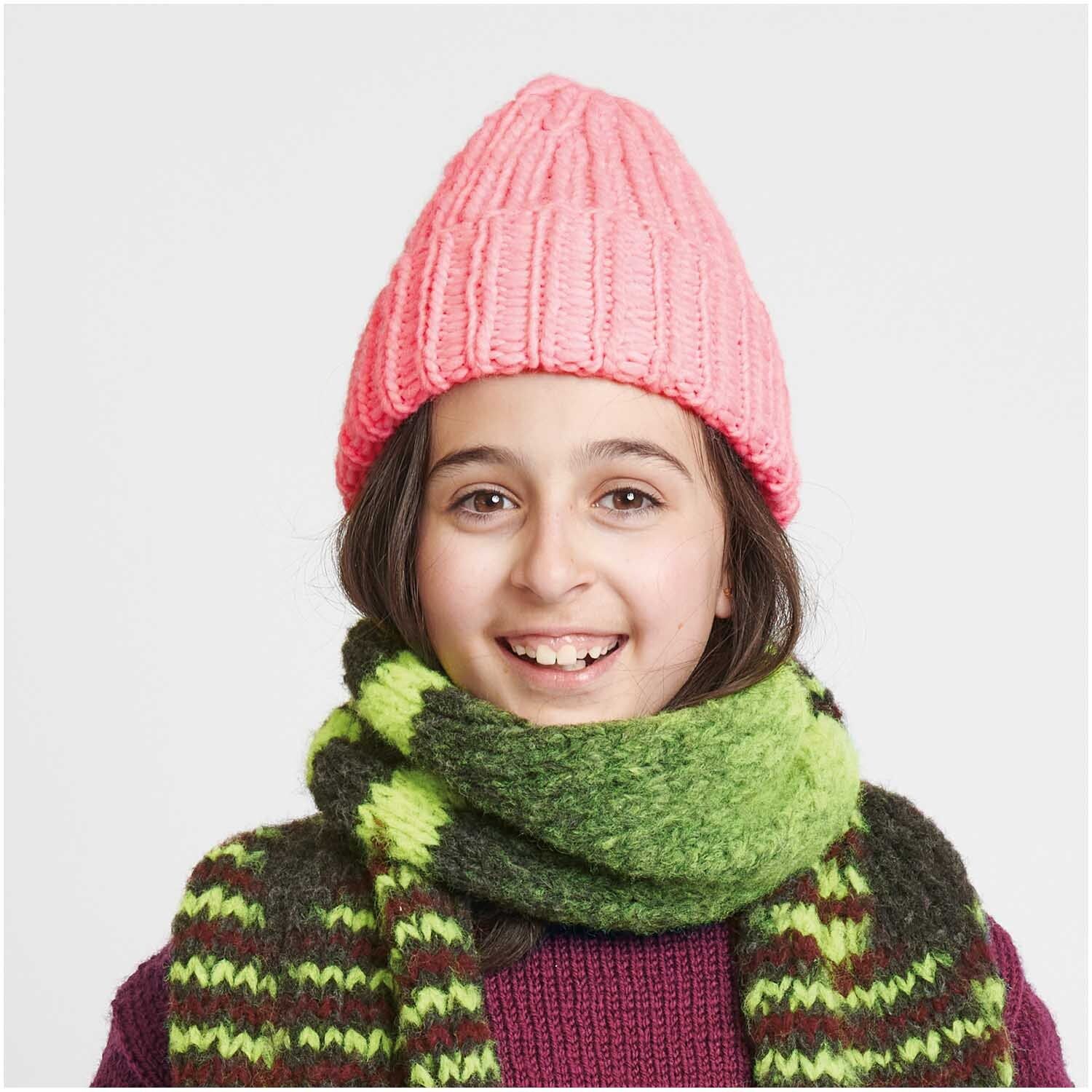 Essentials super super chunky neon roze