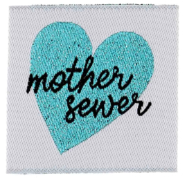Bohin kledinglabel 35x35  - mother sewer