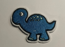 Applicatie Dino blauw