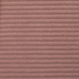 Tricot rib grove oud roze