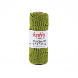 Katia - Macrame cord fine - 207 grasgroen