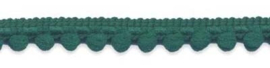 Bolletjesband flessengroen 10 mm (per meter)