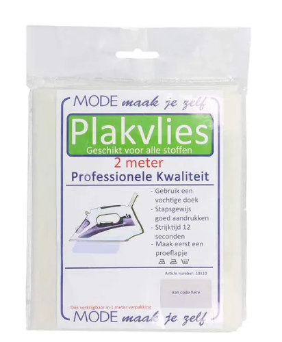 Plakvlies (h180 eigenmerk) 200x93cm