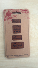Sky label - bruin hand made 4x