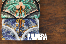 Katoen poplin - Palmera by Bienvenido Colorido