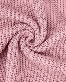 Big Knit - gebreide stof - Roze