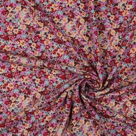 Viscose- Radiance -  Pink flower