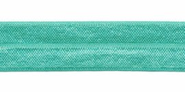 Mintgroen elastisch biaisband 20 mm