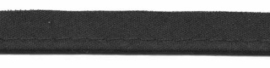 zwart piping-/paspelband  - 2 mm koord (per meter)