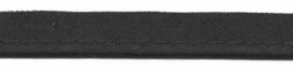 zwart piping-/paspelband  - 2 mm koord