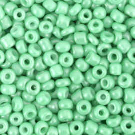 Glaskralen - Rocailles 3mm - Vived green