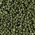 Glaskralen - Rocailles 3mm - khaki green