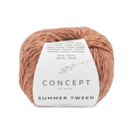 Katia - Summer Tweed - beige rood 63