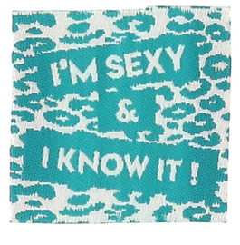 Bohin kledinglabel 35x35 -sexy