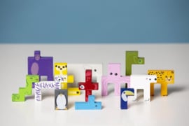 Super Blocco Stoere dieren - 3D puzzel