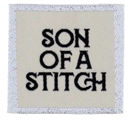 Bohin kledinglabel 35x35 -son of a stitch