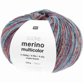 Sokken Merino Multicolour 4 draads Elements