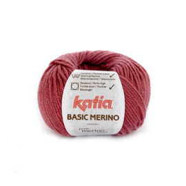 Katia - Basic Merino framboos rood 75
