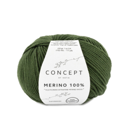 Katia - Merino 100% -23 donkergroen