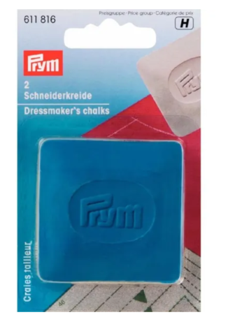 Prym - kleermakers krijt blauw-geel 2x
