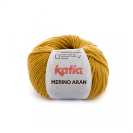 Katia - Merino Aran 41 licht mosterd geel