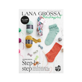 Lana Grossa - sokken breien stap voor stap - meilenweit nr 7