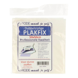 Dubbelzijdig plakfix 50x50cm wit