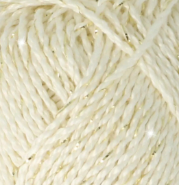 Scheepjes - Catone Shine - 105 Bridal white - Gold