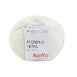 Katia - Merino 100% - 1 wit