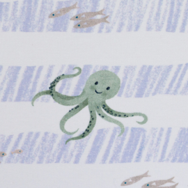 Tricot swafing nautical baby - octopus