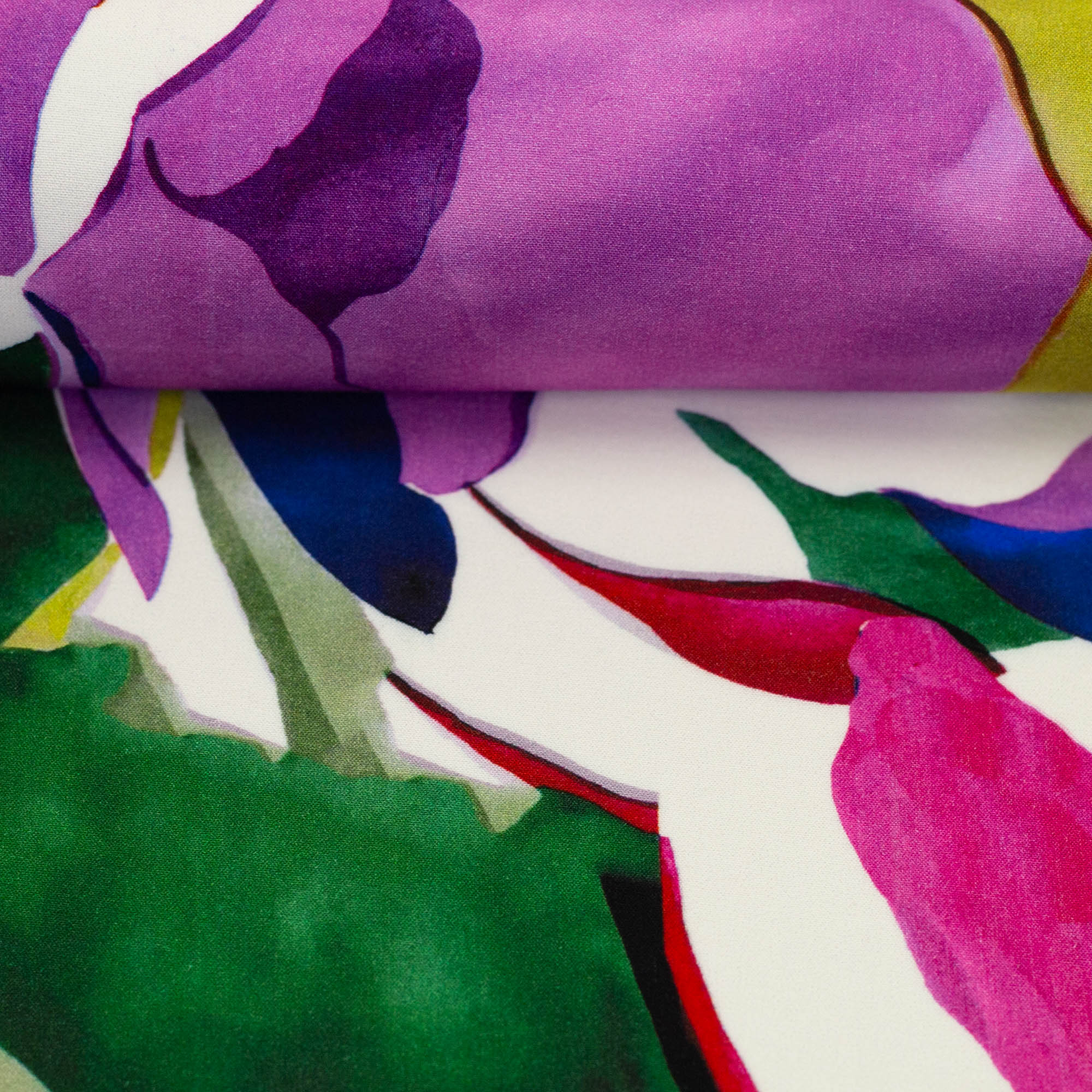 Viscose - Swafing- Vrolijk bloemenveld