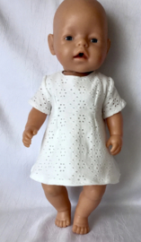 Leuk Grut -Naaipatroon  babyborn/pop - Jurk met taillenaden (ccc001)