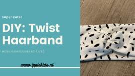 Gratis patroon twisthaarbandje