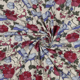JERSEY - grote bloemen