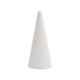 Kerstboom piepschuim kegel 7-12 cm (klein)