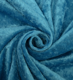 Velour de panne - Aqua